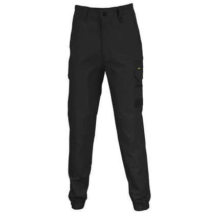 DNC Workwear Men SlimFlex Tradie Cargo Pants Elastic Cuffs Tough Pant Work 3376-KarWorkwear