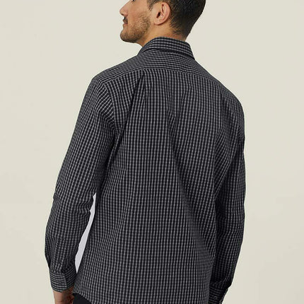 NNT Mens Business Long Sleeve Check Shirt Avignon Formal Shirts Comfort CATJDE-KarWorkwear