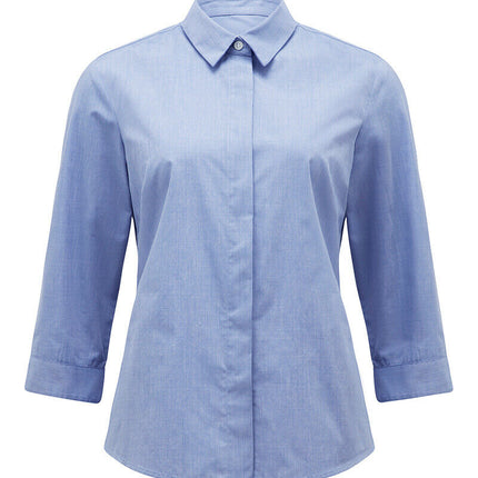 NNT Womens 3/4 Sleeve Action Back Business Shirts Classic Formal Shirt CATU5Y-KarWorkwear