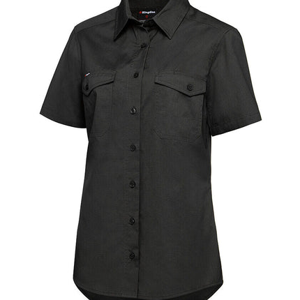 KingGee Womens Workcool 2 Shirt Short Sleeve Lightweight Breathable Work K44205-KarWorkwear