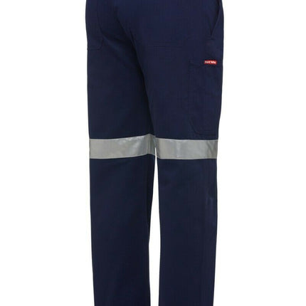 Mens Hard Yakka Core Drill Pants Taped Cotton Phone Pleated Tough Strong Y02540-KarWorkwear