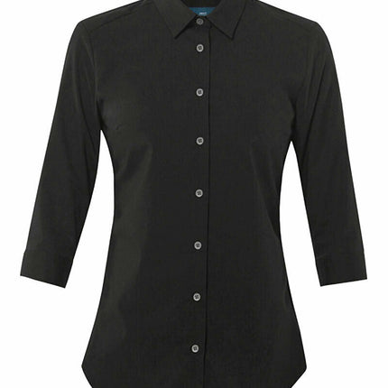 NNT Womens Stretch Cotton Blend 3/5 Sleeve Madem Formal Shirt Business CATU2L-KarWorkwear