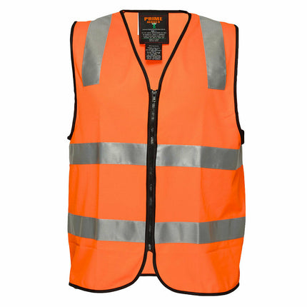 Portwest Staff Zip Vest D/N 2 Tone Hi Vis Reflective Tape Work Safety MZ107-KarWorkwear
