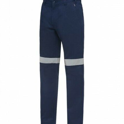 KingGee Mens Reflective Drill Pants Reinforced Stitching Safety Work K53020-KarWorkwear
