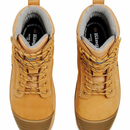 KingGee Mens Phoenix 6C EH MET Work Safety Boots Water Resistant Leather K27872-KarWorkwear