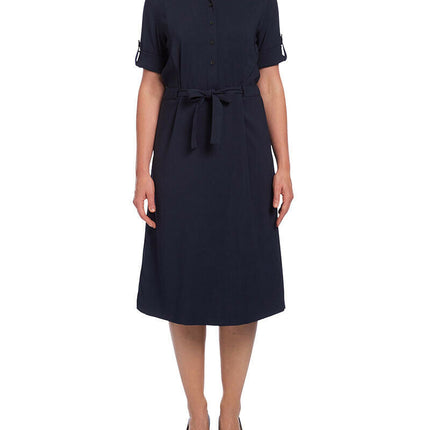 NNT Womens Shirt Classic Fit Dress Adjustable Sleeve Knee Length Comfort CAT67Y-KarWorkwear