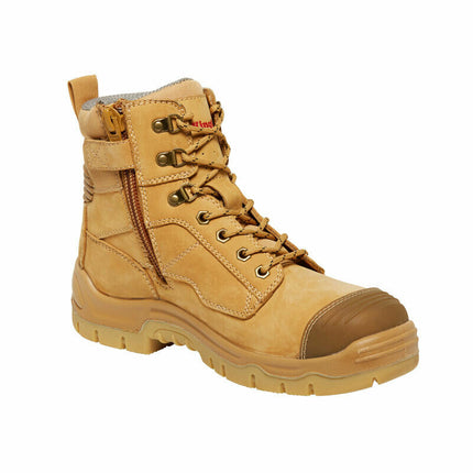 KingGee Mens Phoenix 6Z Side UP Work Safety Boots Nubuck Leather Comfy K27880-KarWorkwear