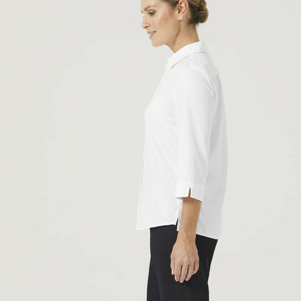 NNT Womens Formal Stretch Twill 3/4 Sleeve Shirt Regular Collar Business CATUFP-KarWorkwear