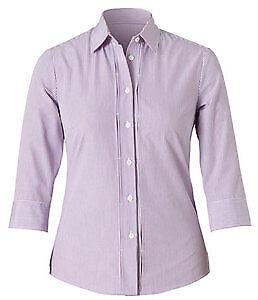 NNT Womens Cotton Blend 3/4 SLV Tuck Skirt Classic Collared Fit Shirt CAT4LD-KarWorkwear