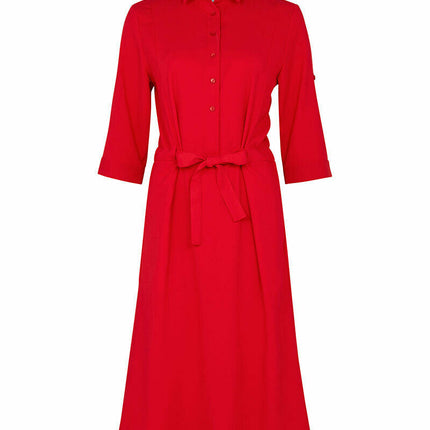 NNT Womens Shirt Classic Fit Dress Adjustable Sleeve Knee Length Comfort CAT67Y-KarWorkwear