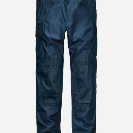 Mens Elwood Work Utility Pants Knee Panels Canvas Tradie Phone Pocket EWD101-KarWorkwear