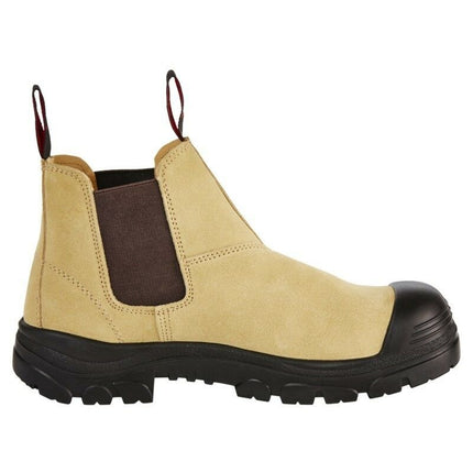 Hard Yakka Mens Grit Suede Sand Pull Up Boots Steel Cap Work Safety Y60087-KarWorkwear