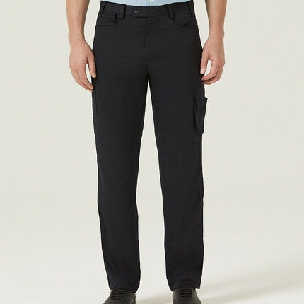 Mens NNT UNIFORMS P/V Gaberdine Flex Waist Cargo Navy Business Work Pants CATClD-KarWorkwear