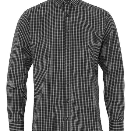 NNT Mens Business Long Sleeve Check Shirt Avignon Formal Shirts Comfort CATJDE-KarWorkwear