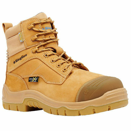 KingGee Mens Phoenix 6C EH MET Work Safety Boots Water Resistant Leather K27872-KarWorkwear