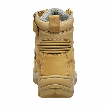 KingGee Mens Phoenix 6Z Side UP Work Safety Boots Nubuck Leather Comfy K27880-KarWorkwear