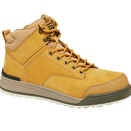Hard Yakka 3056 Lace Zip Leather Work Safety Boots Memory Foam Protect Y60200-KarWorkwear