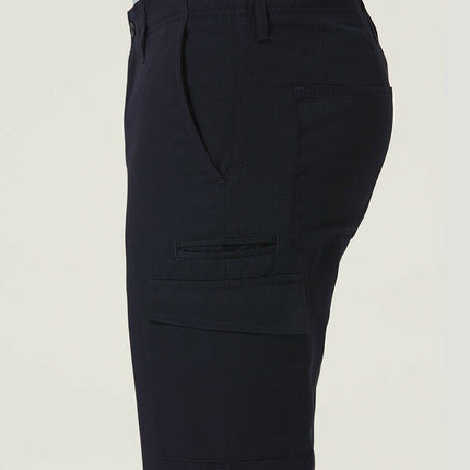 Mens NNT P/V Gaberdine Flex Waist Cargo Pants Navy Slim Leg Business Work CATCKH-KarWorkwear