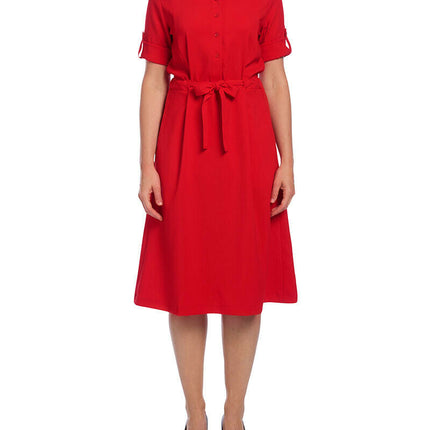 NNT Womens Shirt Classic Fit Dress Adjustable Sleeve Knee Length Comfort CAT67Y-KarWorkwear