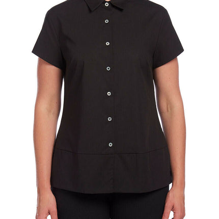 NNT Womens Stretch Cotton Blend Cap Sleeve Formal Shirt Comfy Business CATU2K-KarWorkwear