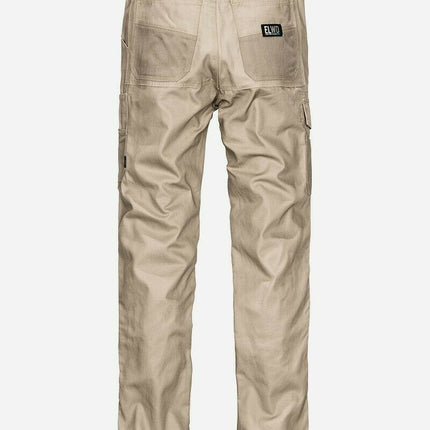 Mens Elwood Slim Pants Stretch Canvas Work Utility Safety Tradie Phone EWD105-KarWorkwear