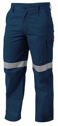 KingGee Mens Reflective WorkCool Pants Triple Stitching Taped Work Safety K53800-KarWorkwear