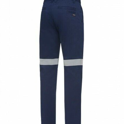 KingGee Mens Reflective Drill Pants Reinforced Stitching Safety Work K53020-KarWorkwear