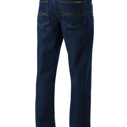 Hard Yakka Denim Jeans Work Pants Enzyme Wash Rigid Farm Heavy Duty Y03514-KarWorkwear