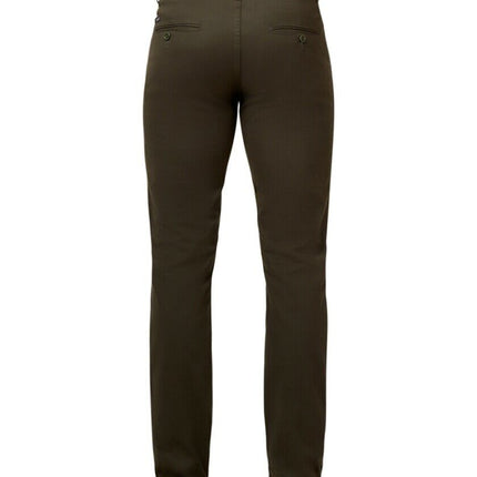 Mens NNT Uniforms Workwear Chino Pants Business Work Smart Casual Stretch CATCH6-KarWorkwear