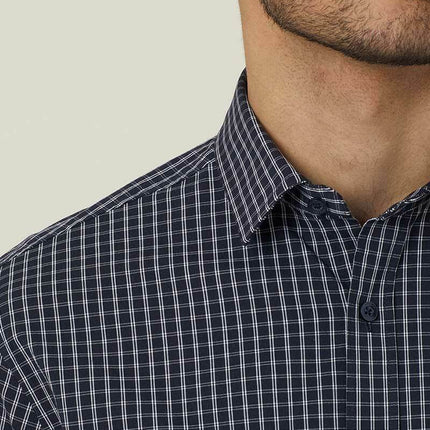 NNT Mens Business Long Sleeve Check Shirt Avignon Formal Shirts Comfort CATJDE-KarWorkwear