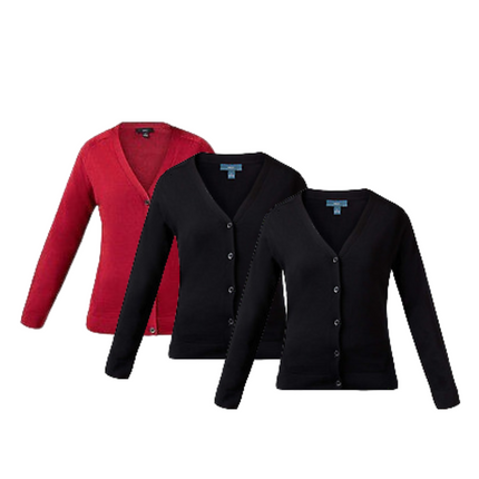 NNT Womens Pure Wool Detail Cardigan Long Sleeve Button up Shirt CAT5AP-KarWorkwear