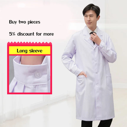 short/ Long sleeve Women's working clothing man uniform lab coat clothing doctor coat nurse uniform lab coats-KarWorkwear