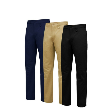 Mens Hard Yakka Core Basic Stretch Cotton Drill Work Pants Construction Y02596-KarWorkwear
