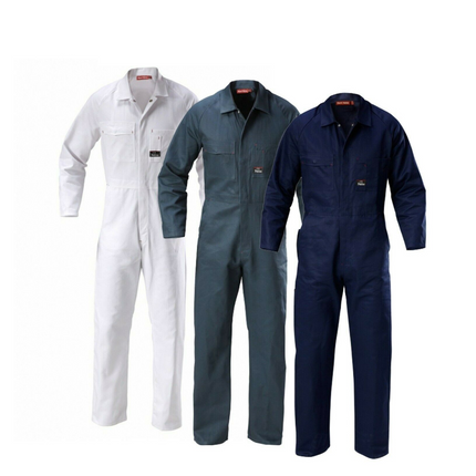 Mens Hard Yakka Mid Weight Coverall Cotton Drill Overall Work Safe Tough Y00010-KarWorkwear