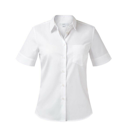NNT Womens Formal Short Sleeve Textured Twill Shirt Business Comfort CATUFJ-KarWorkwear