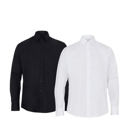 NNT Mens Business Long Sleeve Shirt Avignon Regular Fit Formal Shirts CATJDD-KarWorkwear