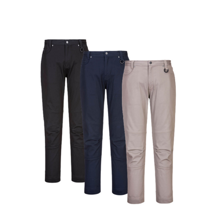 Portwest Ladies Stretch Slim Fit Work Pants Cotton Cargo Pants Comfort LP401-KarWorkwear
