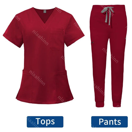 Wholesale Hospital Working Scrubs Set Operating Room Scrubs Medical Uniform Medical Supplies Workwear Dental Surgery Nurse Suits-KarWorkwear
