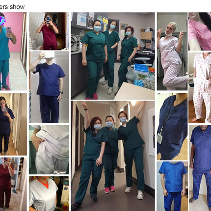 Niaahinn Scrub Hospital Uniform Medical Top Pants Nurse Uniform High Fashion Uniforms Nursing Scrubs Set Hot Sell Surgical Gowns-KarWorkwear