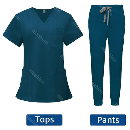 Wholesale Hospital Working Scrubs Set Operating Room Scrubs Medical Uniform Medical Supplies Workwear Dental Surgery Nurse Suits-KarWorkwear