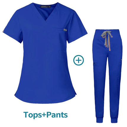 Wholesale Operating Room Medical Uniform Scrubs Hospital Working Scrubs Set Medical Supplies Nurse Dental Surgery Suit Workwear-KarWorkwear