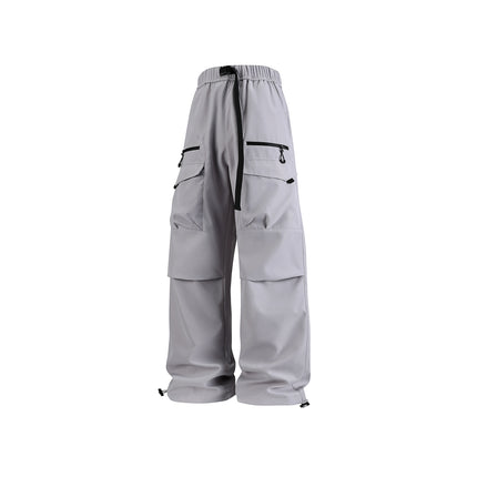 Workwear charge Men's 2025 autumn new style casual pants, loose wide-leg pants, high street American retro men's pants