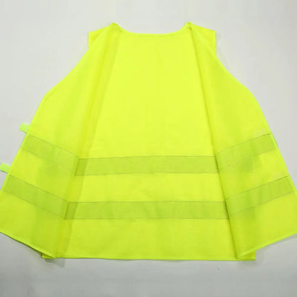 High Visibility Reflective Clothing for Safety Unisex Protective Traffic Vest Yellow Outdoor For Running Cycling Sports Vest
