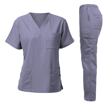 Anti Wrinkle Washable Soft Fabric Nursing Scrubs Hospital Uniform Medical Scrubs Tops Women Jogger Scrubs Sets Nurse Uniform-KarWorkwear