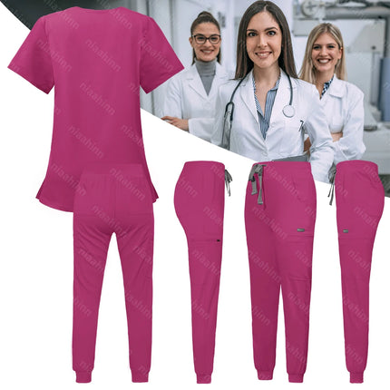 Wholesale Hospital Working Scrubs Set Operating Room Scrubs Medical Uniform Medical Supplies Workwear Dental Surgery Nurse Suits-KarWorkwear