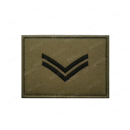 UK Flag IR Reflective Embroidered Patches Appliqued Uniform Rank Shoulder Armband MP MED For Cap
