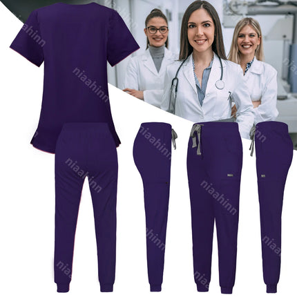 Wholesale Hospital Working Scrubs Set Operating Room Scrubs Medical Uniform Medical Supplies Workwear Dental Surgery Nurse Suits-KarWorkwear