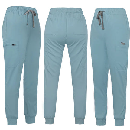 Unisex Jogger Pants Dentist Pants Solid Color Beauty Salon Nursing Men Jogging Pants Spa Uniform Pants Pet Medical Doctor Scrub-KarWorkwear