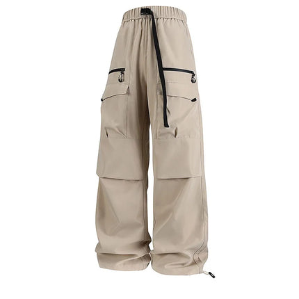 Workwear charge Men's 2025 autumn new style casual pants, loose wide-leg pants, high street American retro men's pants