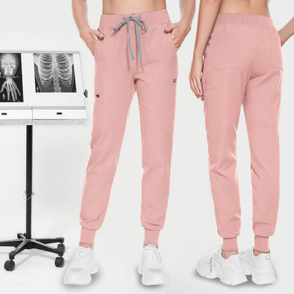 Jogger Pant Women Scrub Medical Nurse Work Bottoms Unisex Wholesale Slim Fit Fashion Stretch Trousers Clinic Doctor Nursing Pant-KarWorkwear
